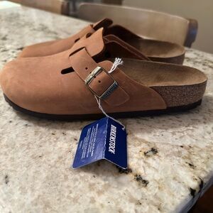 Birkenstock Men's Tan Slip-On Shoes
